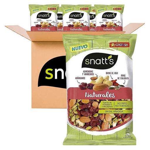 [111148] Snatt's Mix Naturales 12 unidades de 40 gramos 8413164016534