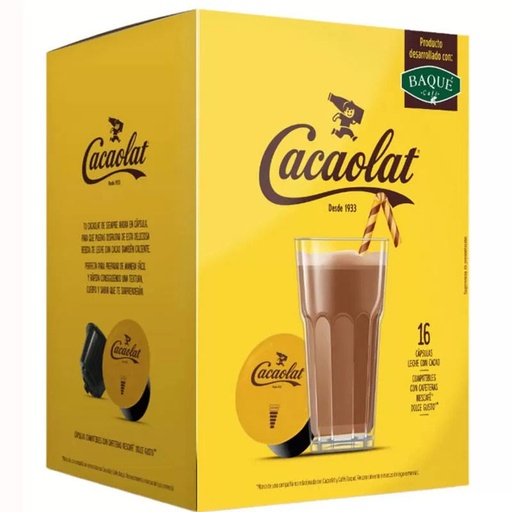 [E1640] Cacaolat 16 cápsulas Origen&Sensations compatibles con Dolce Gusto