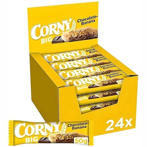 [202048] Corny Big Chocolate-Banana caja 24 unidades de 50 gr