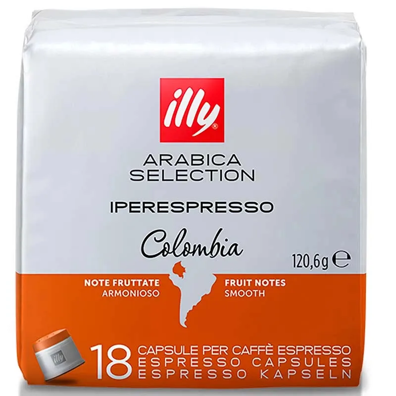 [7119] Café Iperespresso Colombia 18 cápsulas Illy.