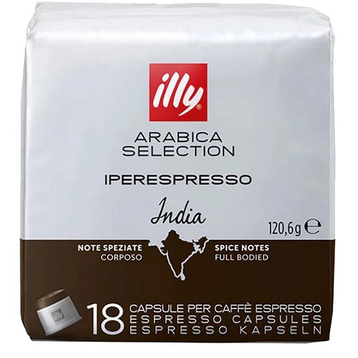 [8985] illy India Iperespresso Arábica Selection 18 Cápsulas