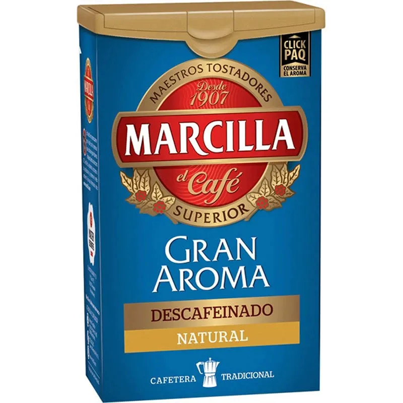 [4045985] Marcilla molido Gran Aroma descafeinado natural , 200 gramos