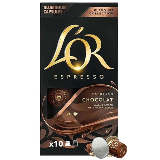 [4061084] L'OR Flavours Chocolate , 10 compatibles con Nespresso