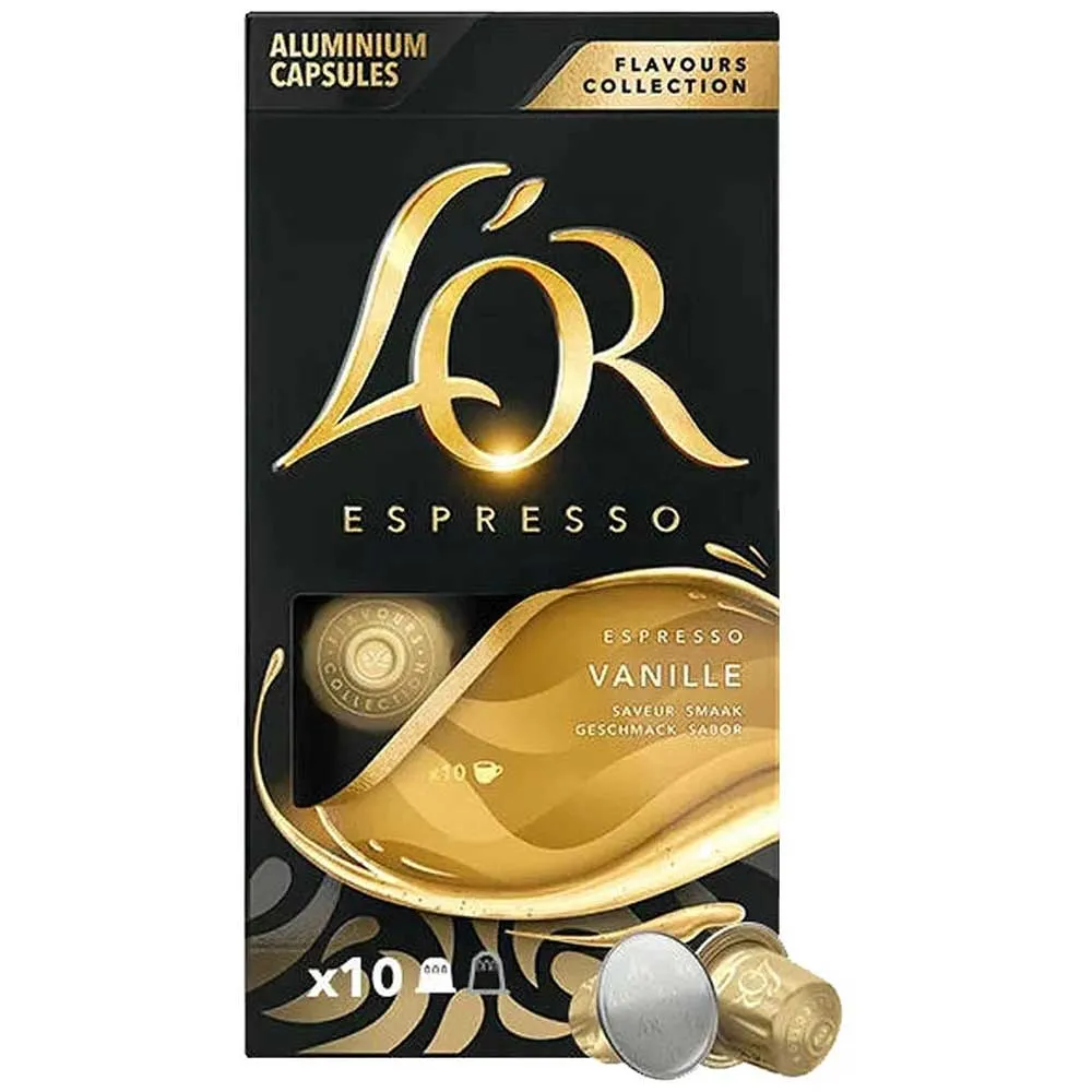 [4061086] L'OR Flavours Vainilla 10 capsulas compatibles con Nespresso