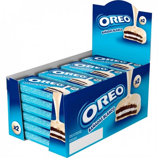 [4240612] Oreo chocolate blanco bañadas 24 paquetes de 41 gramos