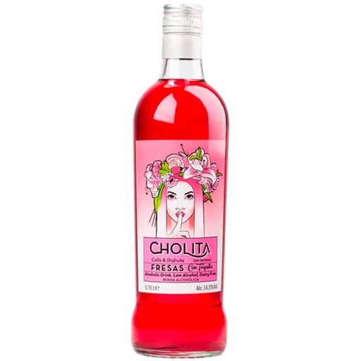 [009558] Fresa con Tequila Cholita  0.70L de 14,5 grados 