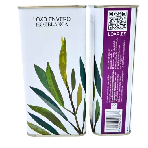 [0720402] Loxa Envero Hojiblanca Aceite de oliva Virgen extra lata de 0.5 Litros 