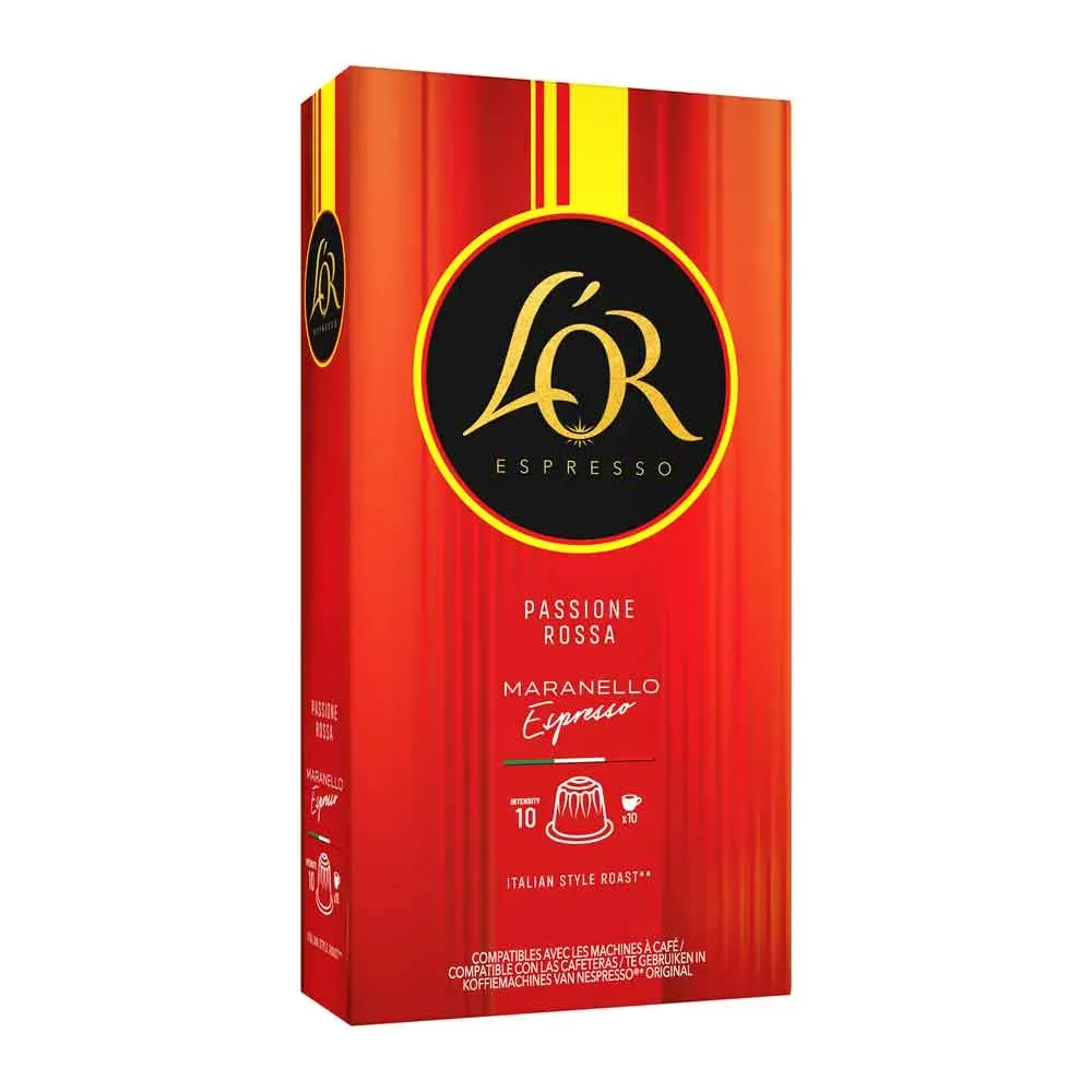 [4058244] Ristretto Maranello, Passione Rossa 10 cápsulas Nespresso L'or
