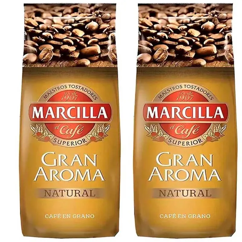 [36996X2] 2 kilos Marcilla Gran Aroma Natural  café en grano