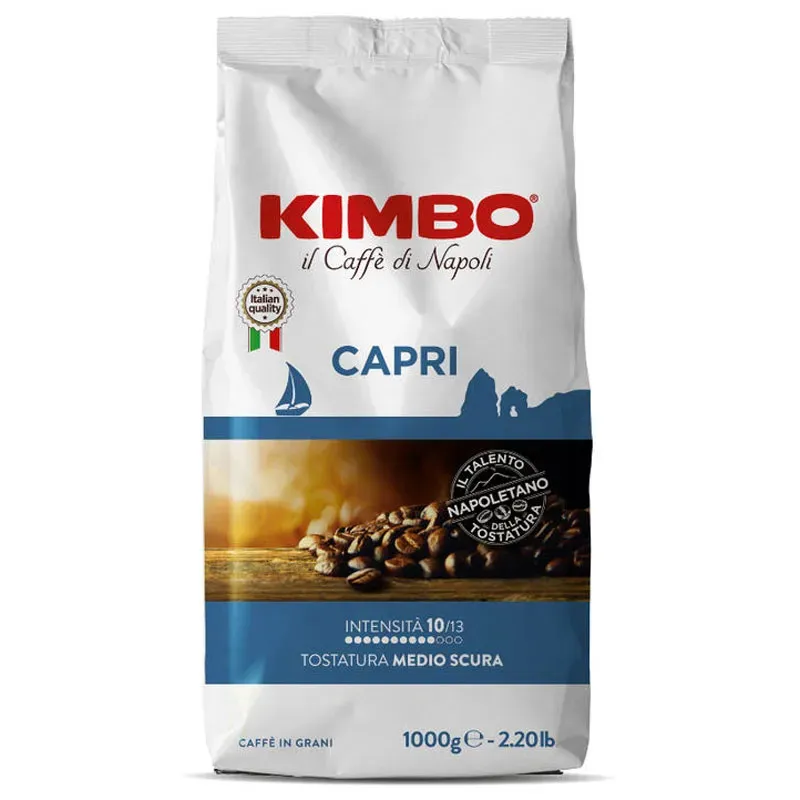 [141349] Kimbo Capri café en grano de Napoles 1 kg