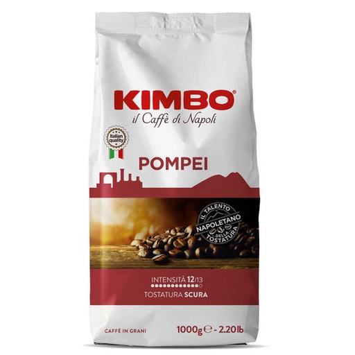 [141356] Kimbo Pompei el  café Napolitano 1 kg  intensidad máxima 
