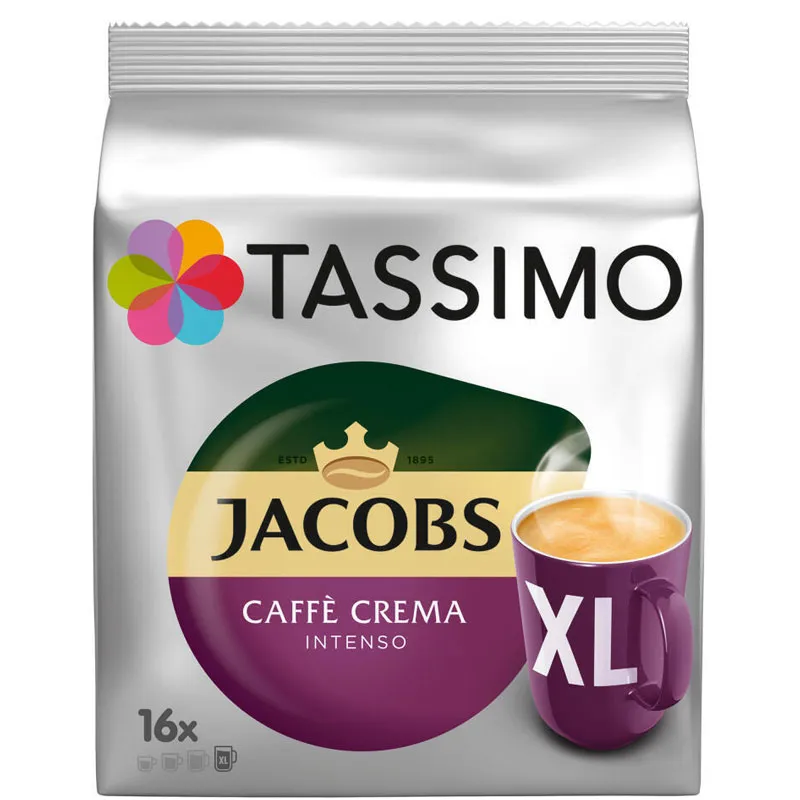 [4031647] Café Crema Intenso Jacobs 16 servicios para Tassimo