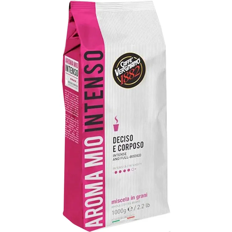 [000438] Aroma mio Intenso Café Vergnano grano 1 kilo desde 1882