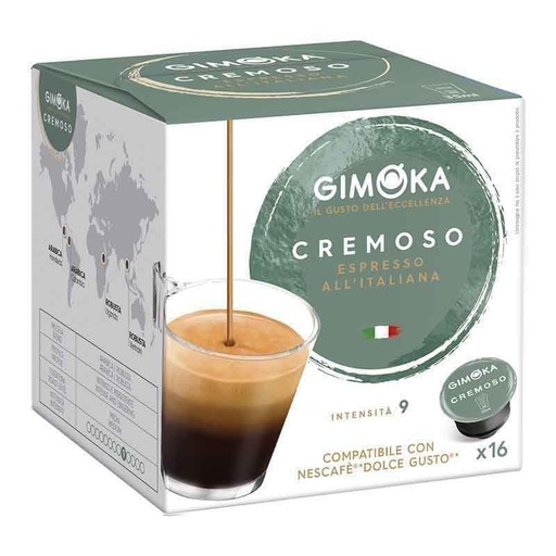 [CUPBCDGGECRE16] Gimoka® Creamy Espresso, Dolce Gusto® 16 cápsulas compatíveis