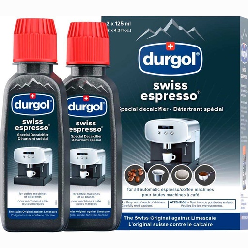 [3002025] Durgol descalcificador  2 botellas de 125 Ml para todas las cafeteras