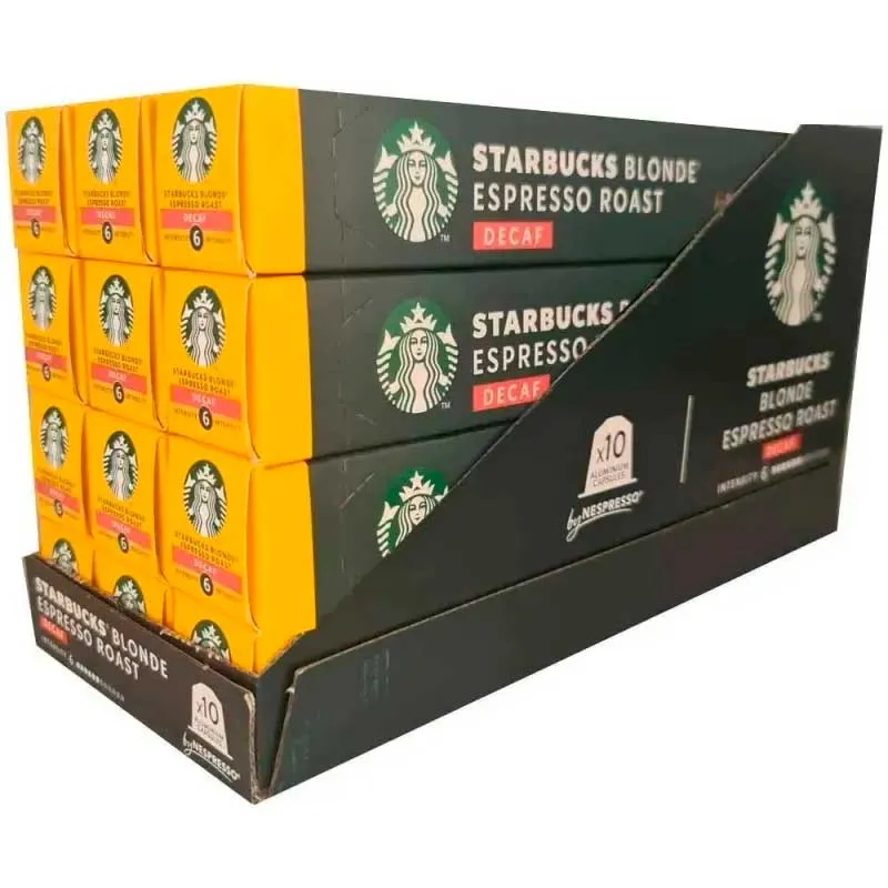 [6222013X12] Descafeinado Blonde Espresso Roast 12 tubos Nespresso Starbucks®