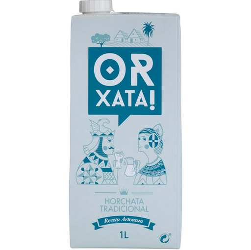 [HOX1222] Or,xata Tradicional Polo 1 litro de Horchata de Valencia 2,2 mg