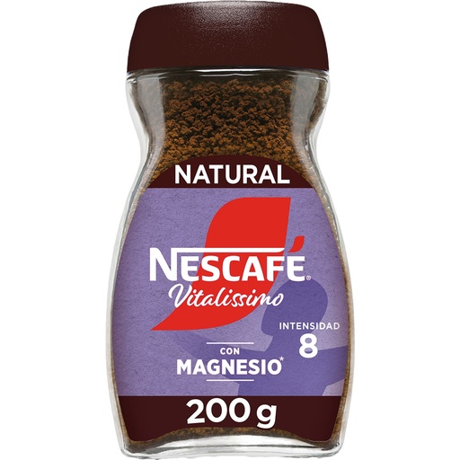 [12282504] Nescafé Vitalíssimo Natural Café Soluble Tarro 200 gr con magnesio