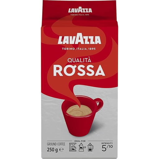 [QUALTROSSMOL250] Lavazza Café Molido Qualità Rossa 250 gramos