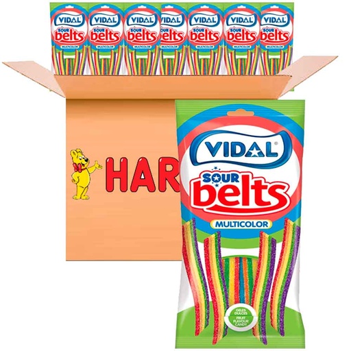 [1091796] Cintas multicolor Haribo  14 bolsas de 90 gr 