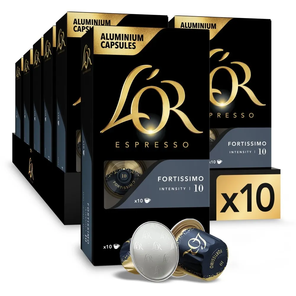 [4028361X10] L'OR Espresso Fortissimo compatibles Nespresso® 100 cápsulas