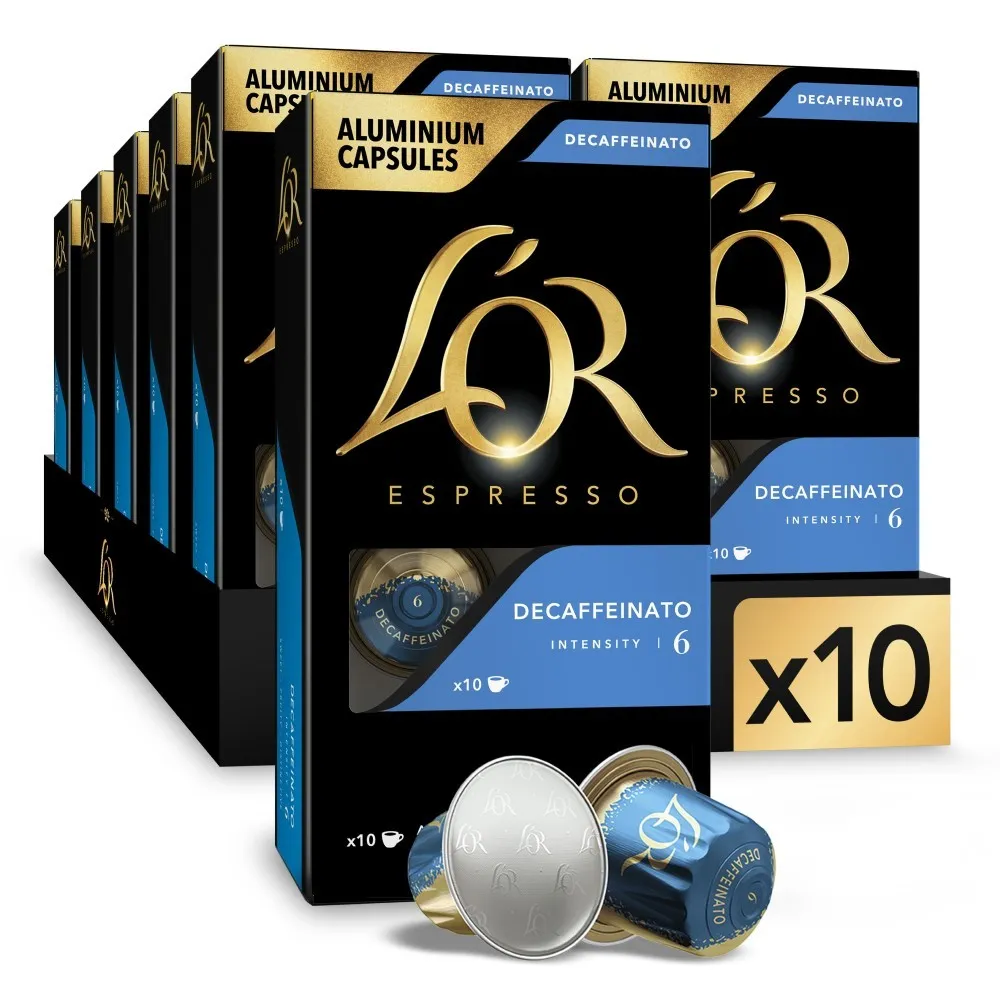 [4028362X10] L'OR Espresso Decaffeinato compatibles Nespresso® 100 cápsulas