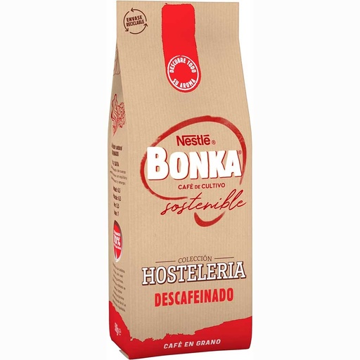 [12492543] Café en grano descafeinado Bonka 500 gr Especial Hosteleria