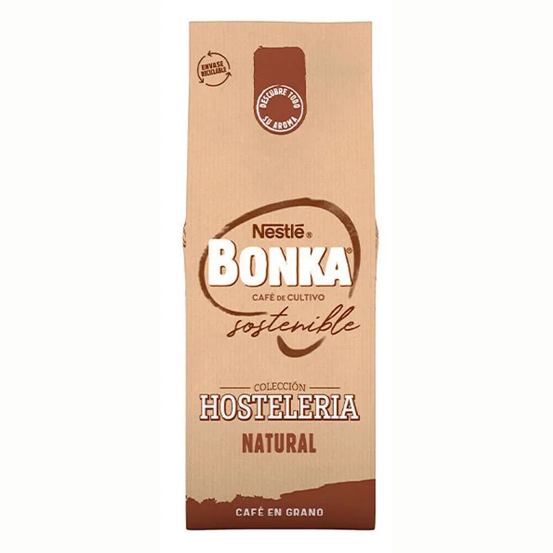 [12492553] Café en grano Natural 1kg cultivo sostenible / especial hosteleria | Bonka