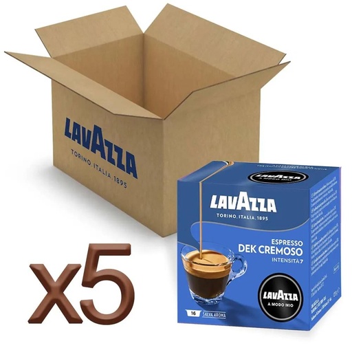 [8603X5] Lavazza A Modo Mio Descafeinado 80 cápsulas