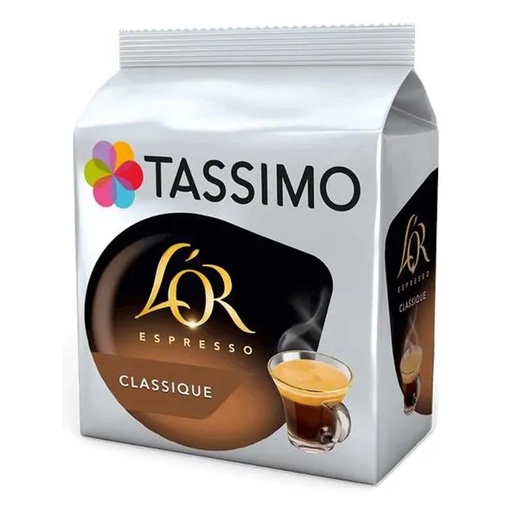 [20420] Café Espresso Classique 16 unidades| L'OR Tassimo