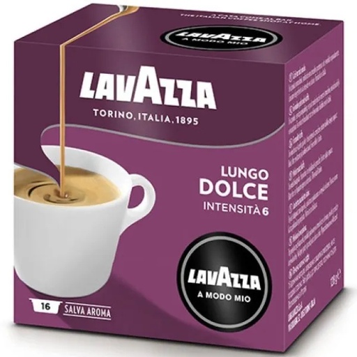 [8649] Café Lungo Dolce 16 cápsulas | Lavazza A Modo Mio