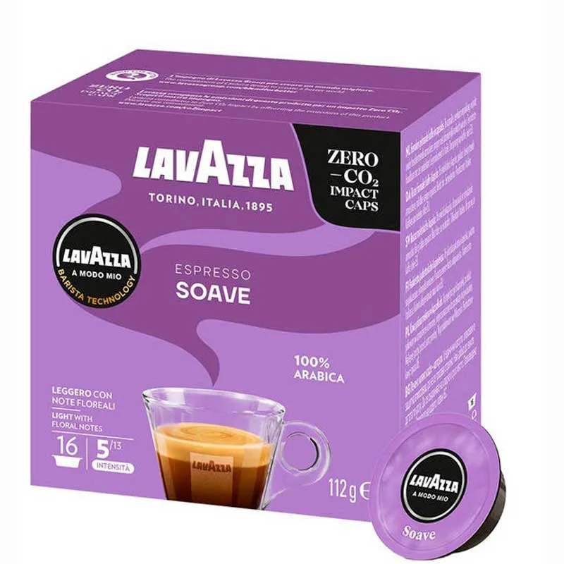 [8606] Café Soave 16 cápsulas | Lavazza A Modo Mio