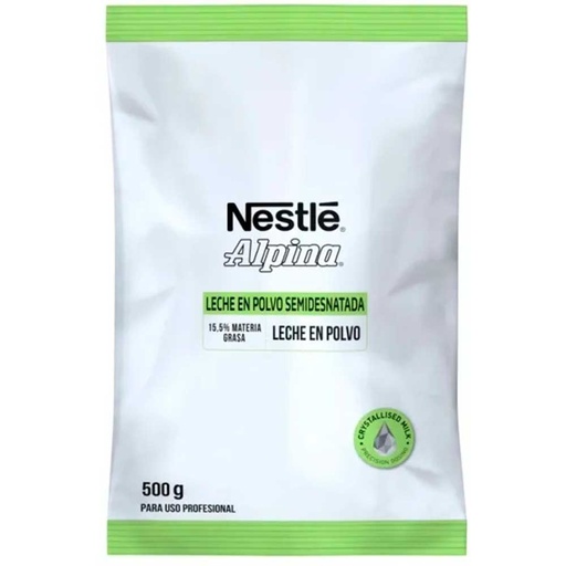 [12594722] Semidesnatada Alpina  500 gr de leche en polvo Nestlé