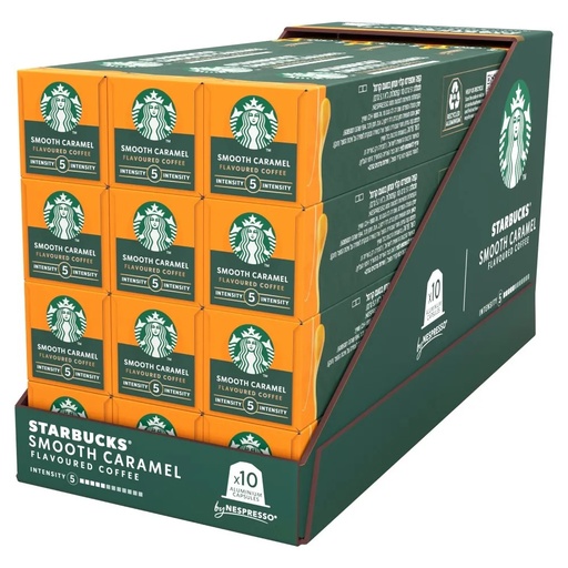 [6221413X12] Café Caramel 12 cajas, 120 cápsulas | Starbucks Nespresso