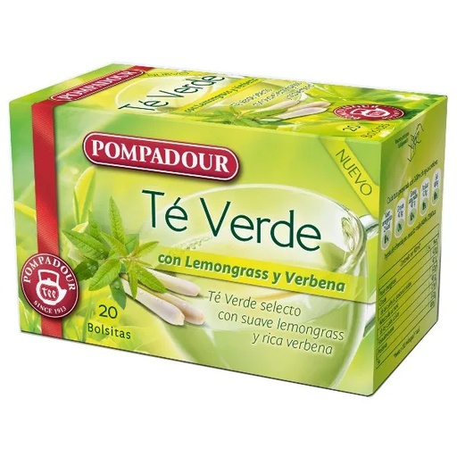 [40125] Té Verde con Lemongrass y Verbena de la marca Pompadour