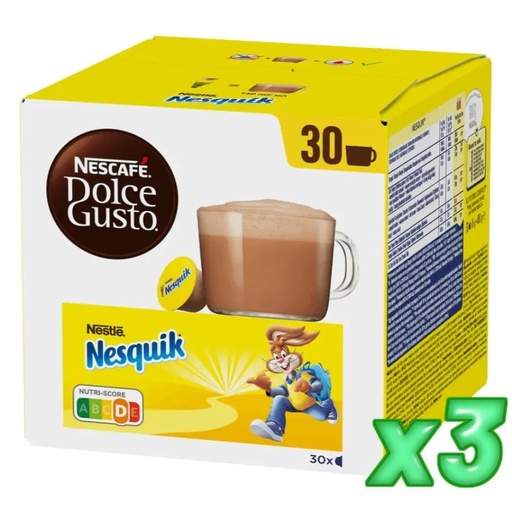 [12524285X3] Nesquik 90 cápsulas | Dolce Gusto Nescafé