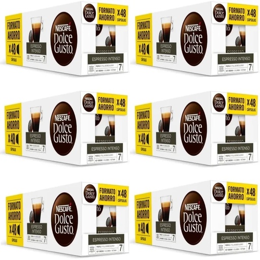[12408626X18] Nescafé Dolce Gusto  Intenso x 18, 288 Cápsulas