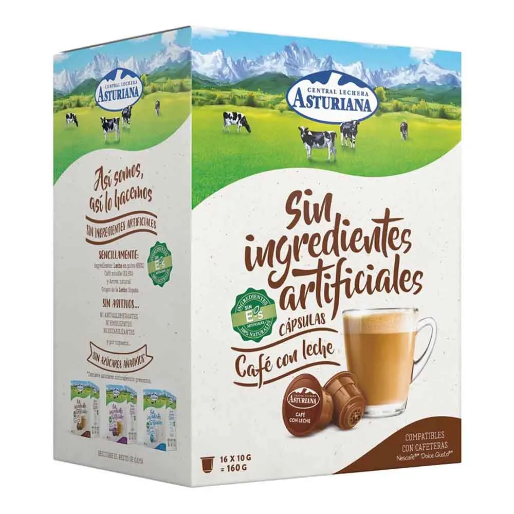 [27002] Café con Leche Central Lechera Asturiana Dolce Gusto