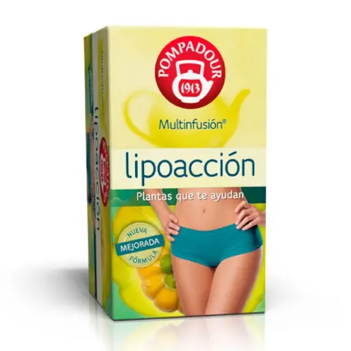[70611] Lipoacción Pompadour 20 infusiones de plantas que te ayudan
