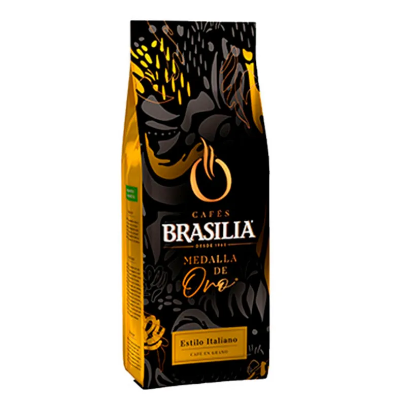 [12477258] Café en grano Estilo Italiano  1kg  Brasilia Medalla Oro