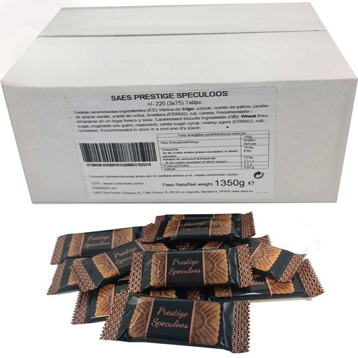 [PPA0806] Prestige Speculoos 225 galletas marca SAES para acompañar el café