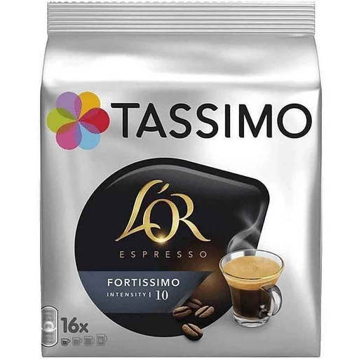 [4041019] Fortissimo L'OR, 16 serviços TASSIMO.