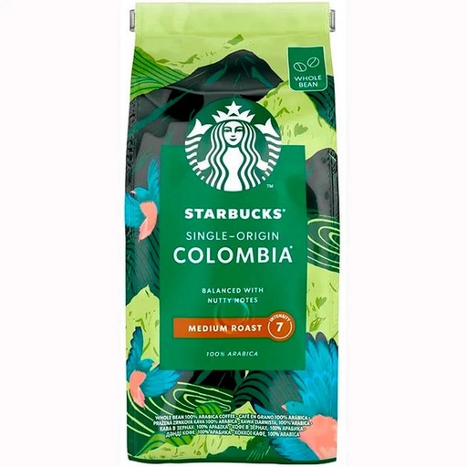 [12525900] Colombia Single Origin café en grano 450 gr Starbucks 8445290183637