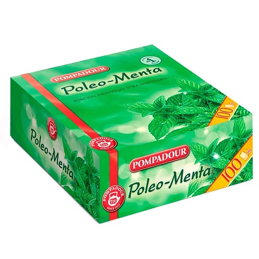 [70109] Menta Poleo Pompadour 100 Bolsitas Especial Hosteleria (Envueltas) 8412900301521