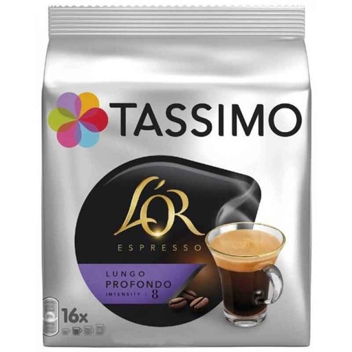 [4019120] Lungo Profondo L'OR, 16 serviços TASSIMO.