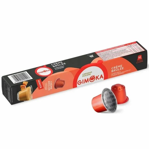 [CUPCNTGICBR10AL] Gimoka Creme Brulee 10 cápsulas aluminio compatibles Nespresso®